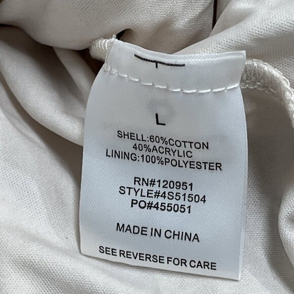 Olive + Oak Dress Womens L Ivory Crochet Knit Contrast Trim Maxi Boho Hippie - Picture 9 of 12